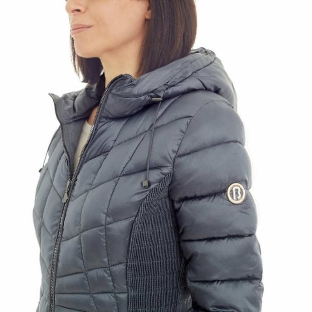 Bernardo Ladies' Quilted Packable Puffer Jacket blue (ıced cove) - Picture 3 of 8